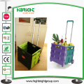 Foldable Pack and Roll Shopping Cart Trolley